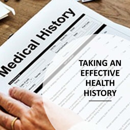 Taking an effective health history